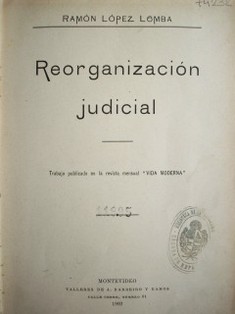Reorganización judicial