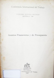 Asuntos financieros y de presupuesto