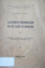 La acción de indeminización en los casos de homicidio