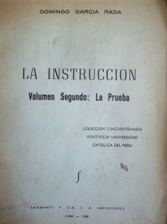 La instrucción