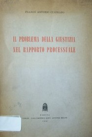 Il problema de la giustizia nel rapporto processuale