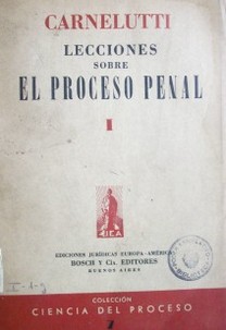 Lecciones sobre el proceso penal