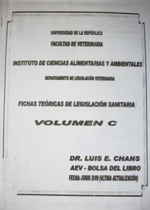 Fichas teóricas de legislación sanitaria