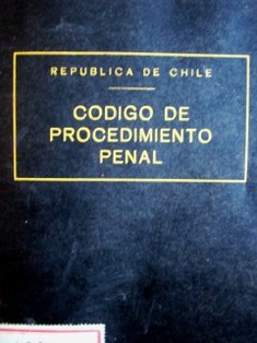 Código de procedimiento penal