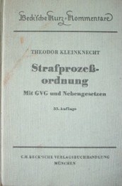 Strafprozebordnung