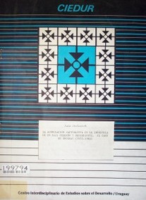 La acumulación capitalista en la industria de un país pequeño y dependiente : el caso de Uruguay (1955-1983)