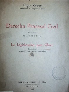 Derecho procesal civil