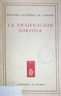 La enajenación forzosa