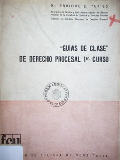 Guías de clase de Derecho Procesal