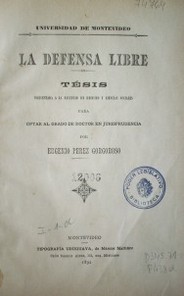 La defensa libre