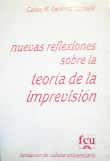 Nuevas reflexiones sobre la teoría de la imprevisión