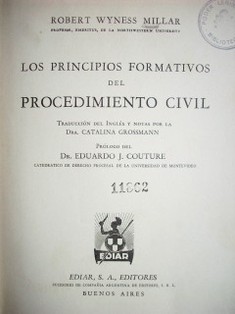 Los principios formativos del procedimiento civil
