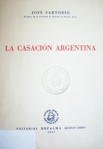 La casación argentina