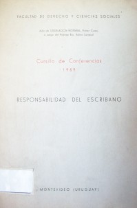 Responsabilidad del escribano