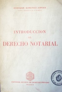 Introducción al Derecho Notarial