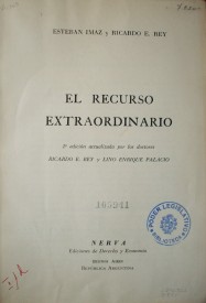 El recurso extraordinario