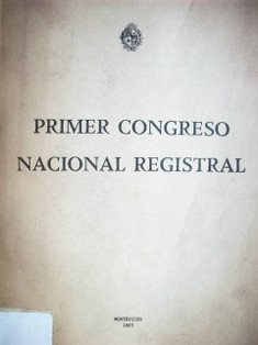 Primer congreso Nacional Registral