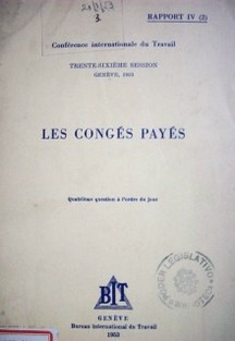 Les congés payés