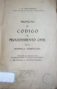 Proyecto de código de procedimiento civil de la República Dominicana