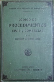 Código de Procedimientos en lo Civil y Comercial de la Provincia de Buenos Aires
