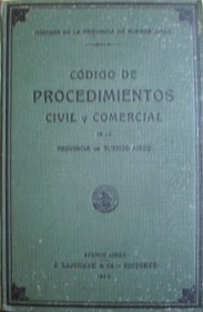 Código de Procedimientos en lo Civil y Comercial de la Provincia de Buenos Aires