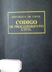 Código de Procedimiento Civil