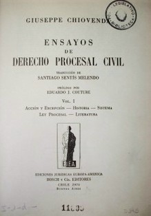 Ensayos de Derecho Procesal Civil