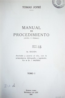 Manual de procedimiento (civil y penal)