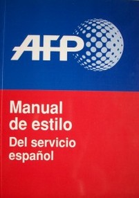 AFP : manual de estilo del servicio español