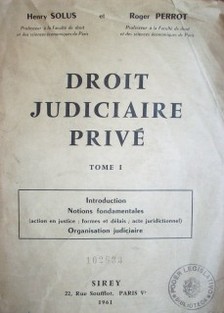 Droit judiciaire privé