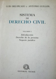 Sistema de Derecho Civil