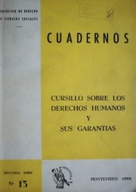 Cursillo sobre los Derechos Humanos y sus garantías