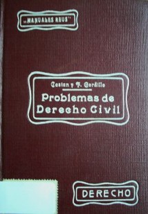 Problemas de derecho civil