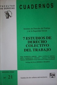 7 estudios de Derecho Colectivo del Trabajo