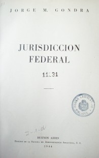 Jurisdicción federal