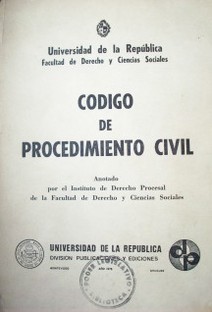 Código de procedimiento civil