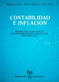 Contabilidad e inflación : modelos contables en situación de variación de precios