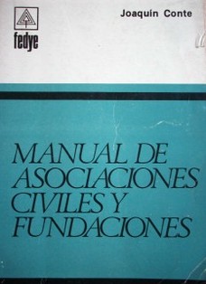 Manual de asociaciones civiles y fundaciones