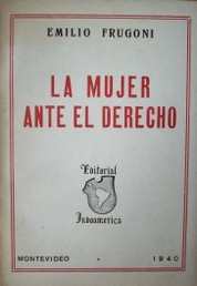 La mujer ante el Derecho