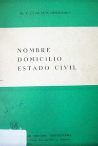 Nombre : domicilio : estado civil