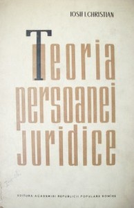 Teoría persoanei juridice