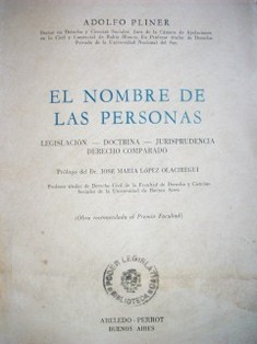 El nombre de las personas