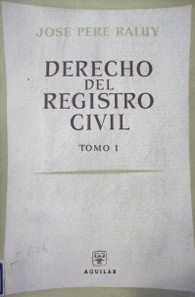 Derecho del registro civil