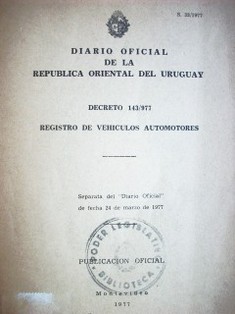 Registro de vehículos automotores