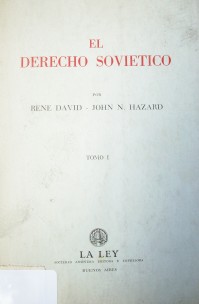 El Derecho Soviético