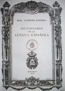 Diccionario de la Lengua Española