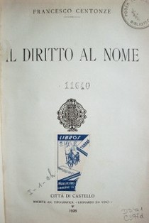 Il diritto al nome