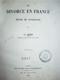 Le divorce en France : étude de sociologie