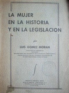 La mujer en la historia y en la legislación