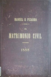 El matrimonio civil